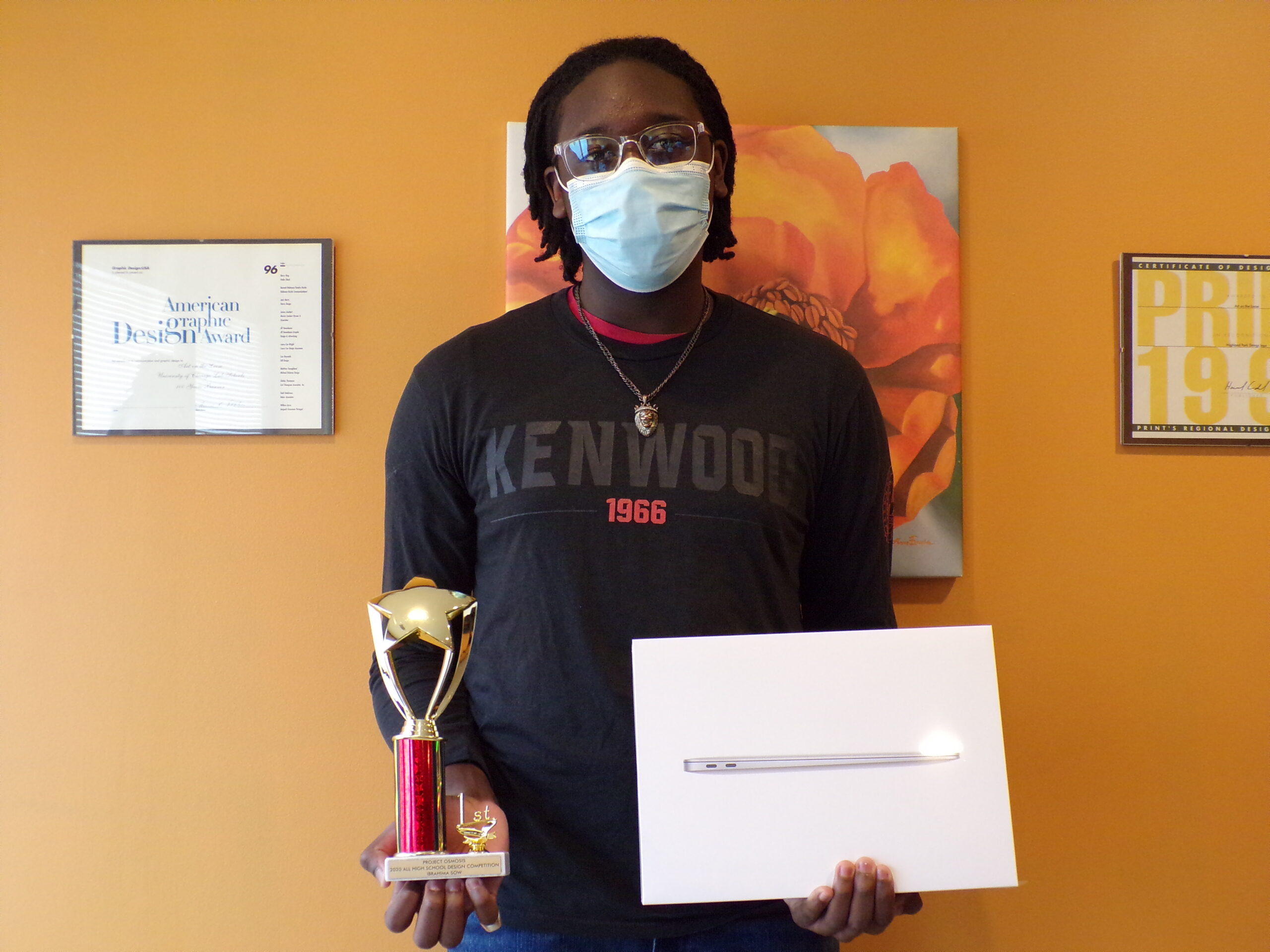 Ibrahima Sow, Senior, Kenwood Academy High School 2020 All High School Design Competition’s 1st Place Winner Ibrahima Sow, Senior, Kenwood Academy High School 2020 All High School Design Competition’s 1st Place Winner